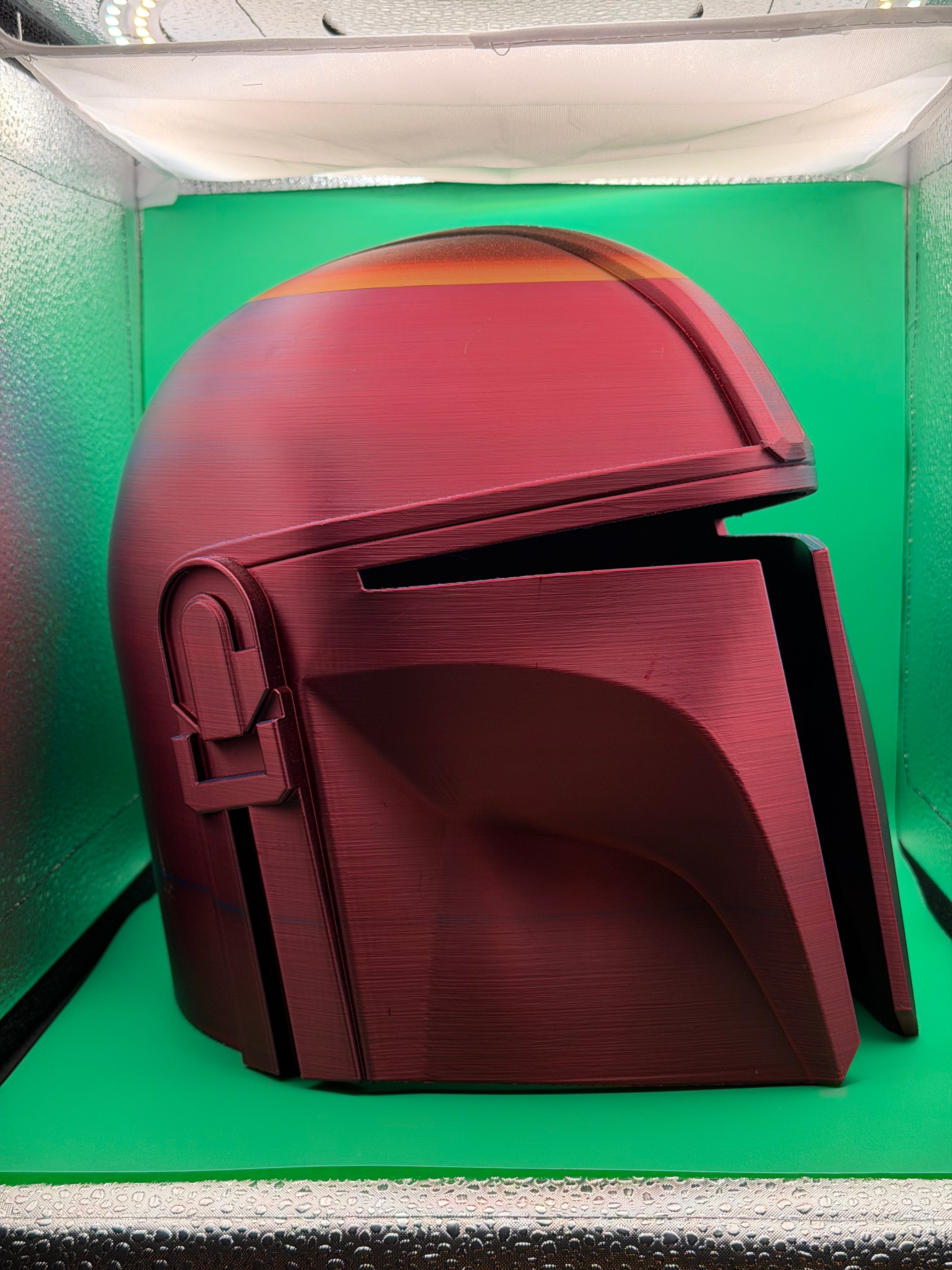 3D Printed Mandalorian Helmet – Wearable Cosplay Armor | Star Wars Inspired | Customizable | High-Quality 3D Print