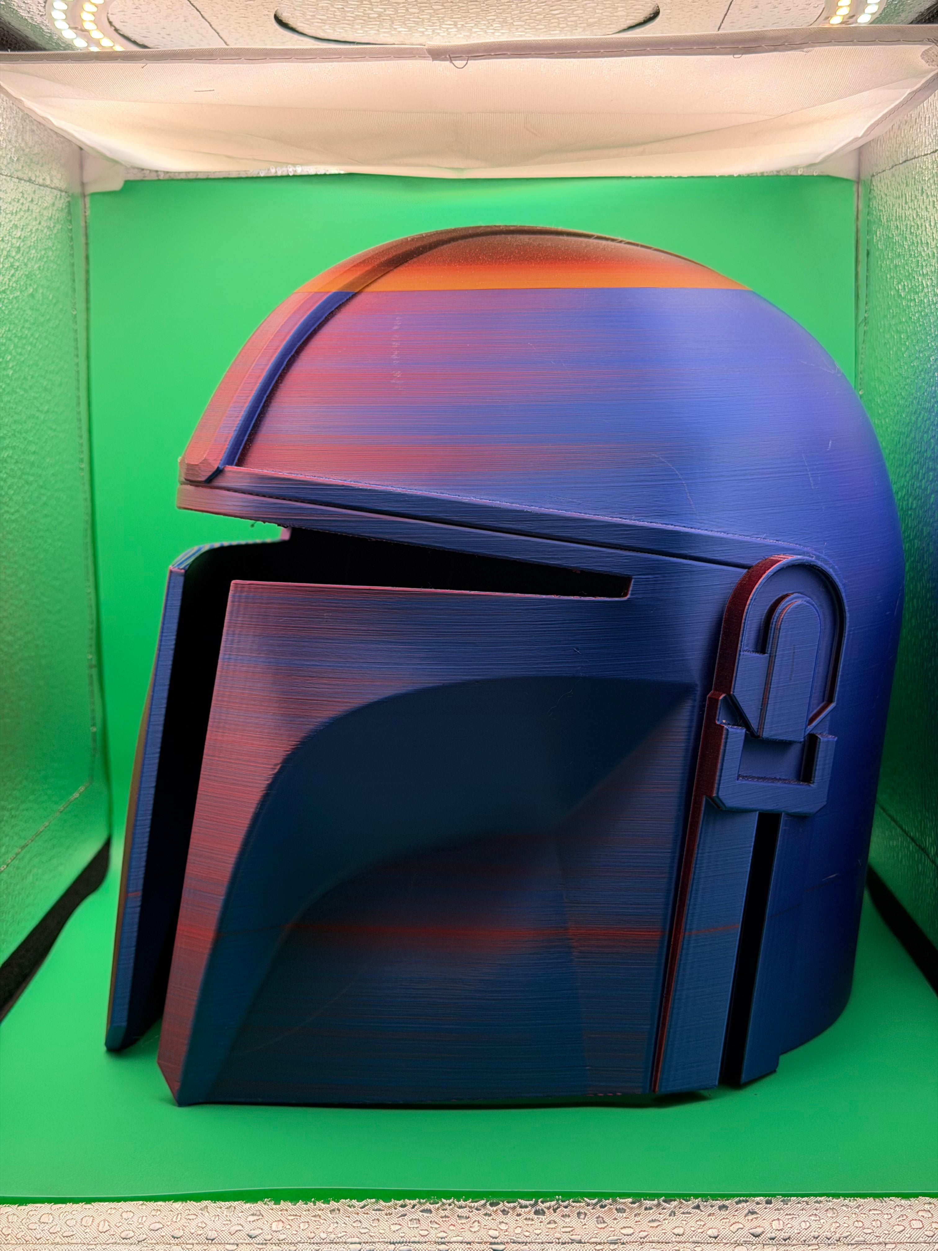3D Printed Mandalorian Helmet – Wearable Cosplay Armor | Star Wars Inspired | Customizable | High-Quality 3D Print