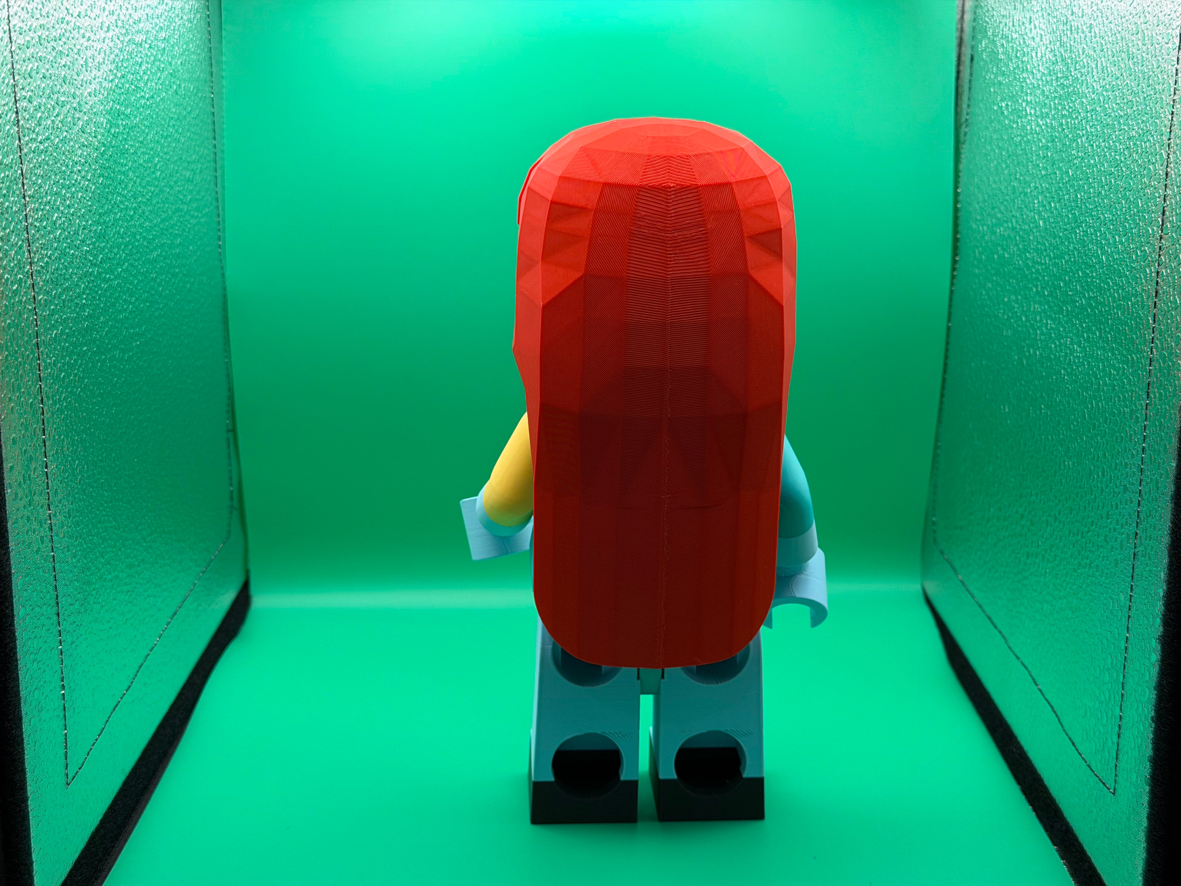 3D Printed Big Brick Sally Figure – Nightmare Before Christmas Inspired Collectible | Block-Style Character Display | Gothic Fan Gift