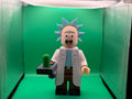 3D Printed Big Brick Rick Figure – Rick and Morty Inspired Scientist Collectible | Block-Style Cartoon Character Display