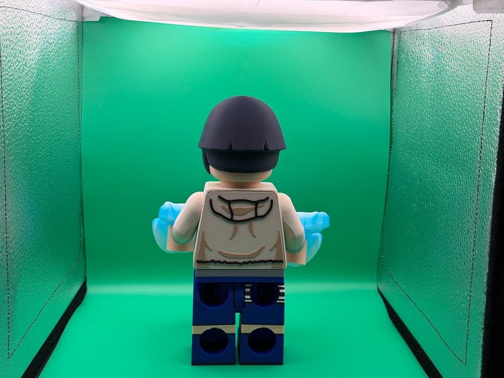 3D Printed Big Brick Hinata Figure – Naruto Inspired Anime Collectible | Block-Style Ninja Character Display | Fan Gift