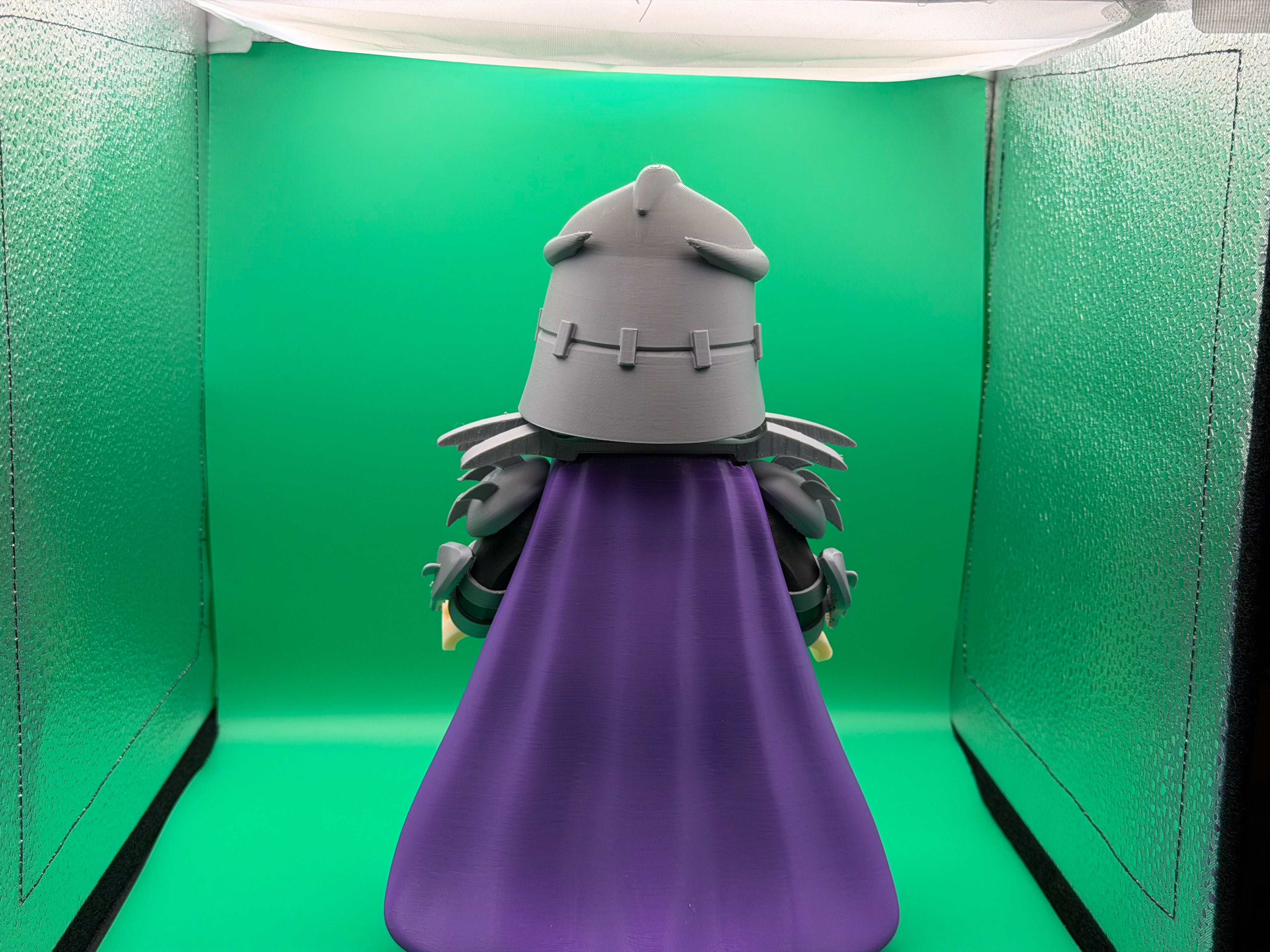 3D Printed Big Brick Shredder Figure – TMNT Inspired Villain Collectible | Block-Style Ninja Leader Display | Fan Gift