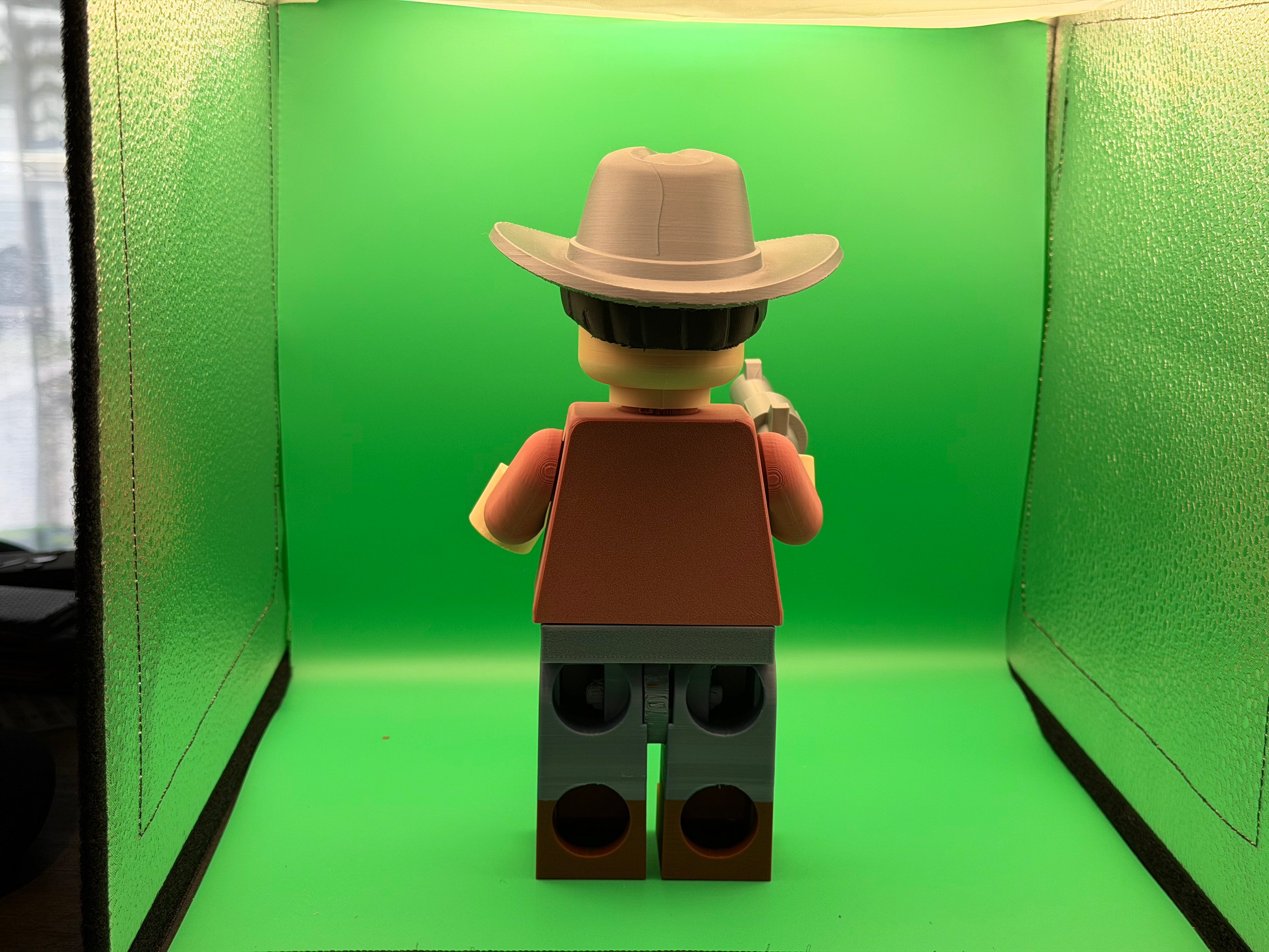 Big Brick John Wayne – 3D Printed Western Icon Figure