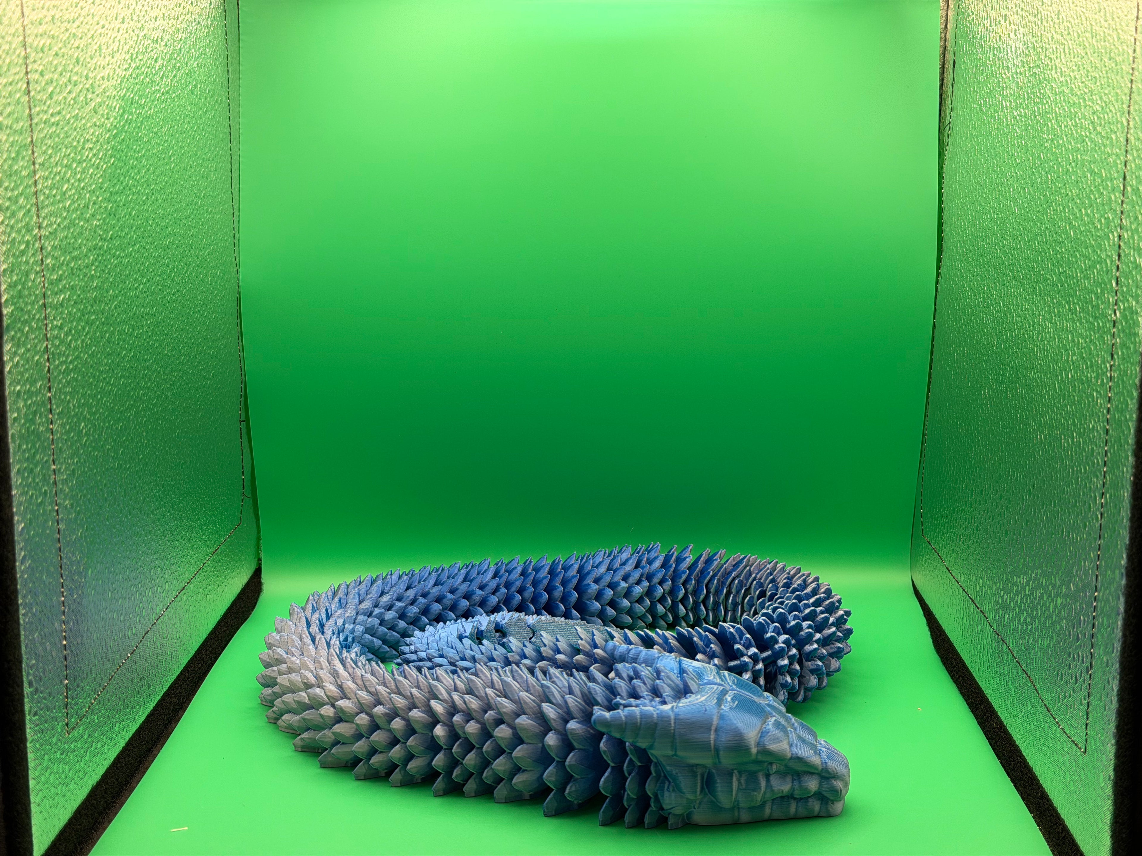 3D Printed Large Flexible Serpent Collectible Display Piece 🐍✨
