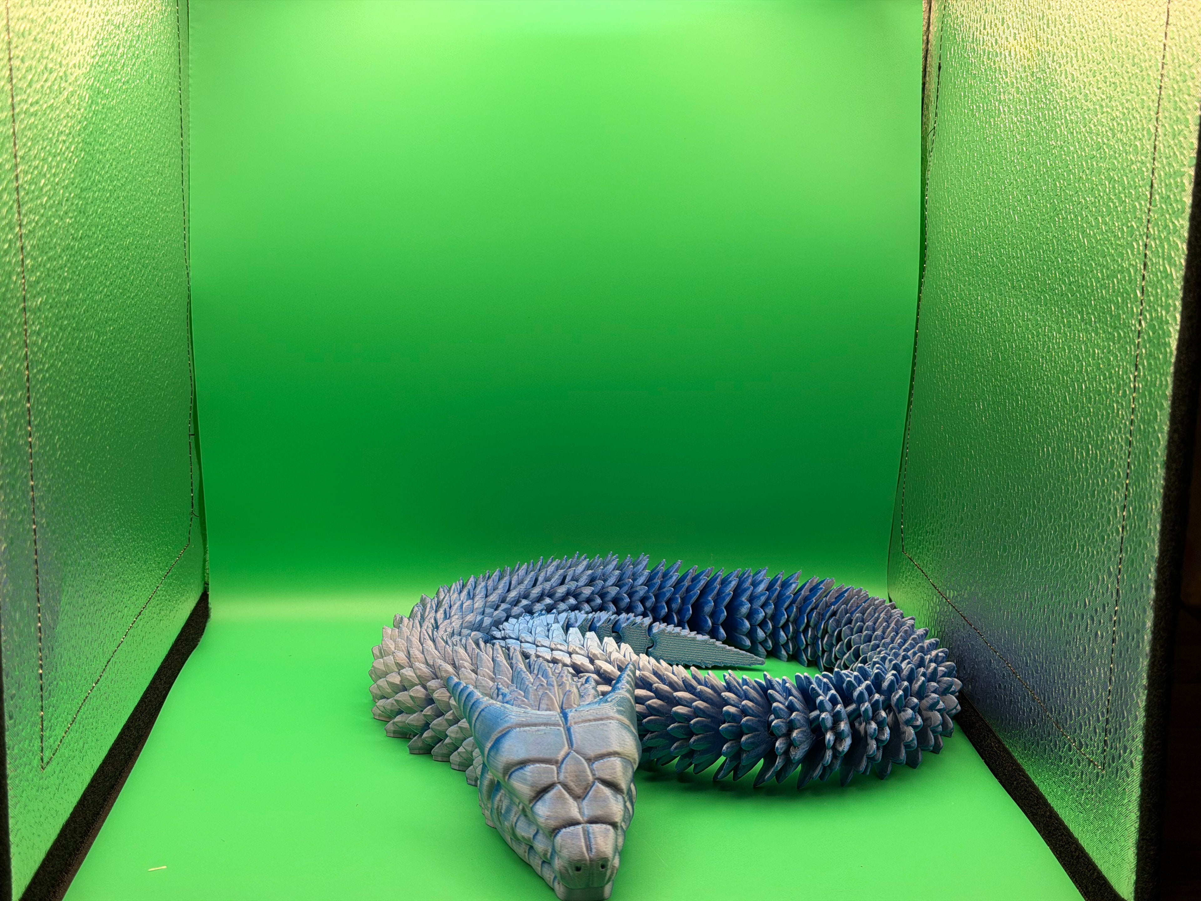 3D Printed Large Flexible Serpent Collectible Display Piece 🐍✨