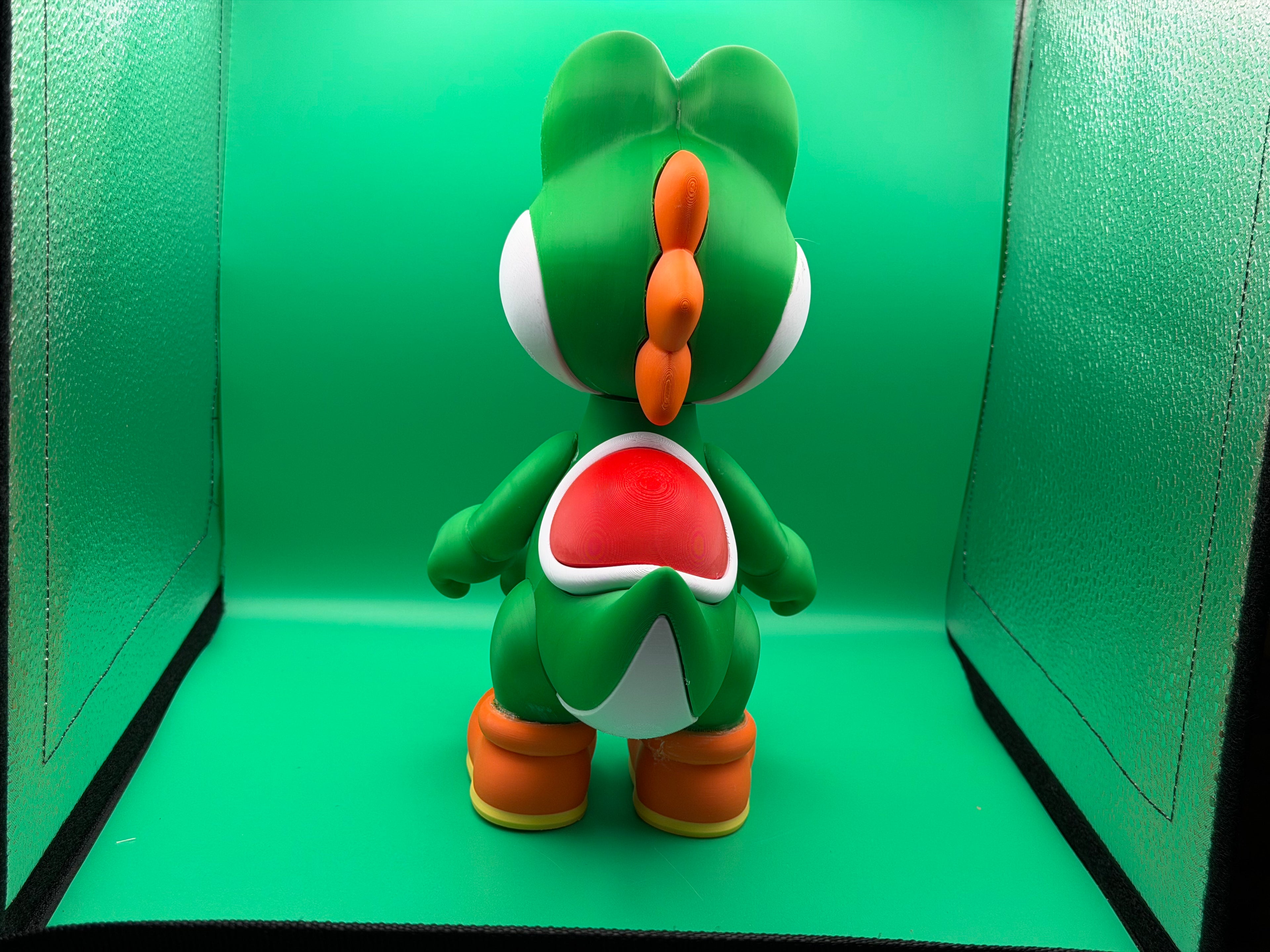 3D Printed Yoshi Figure – Cute Dinosaur Game Character Collectible Display Piece 🦖💚