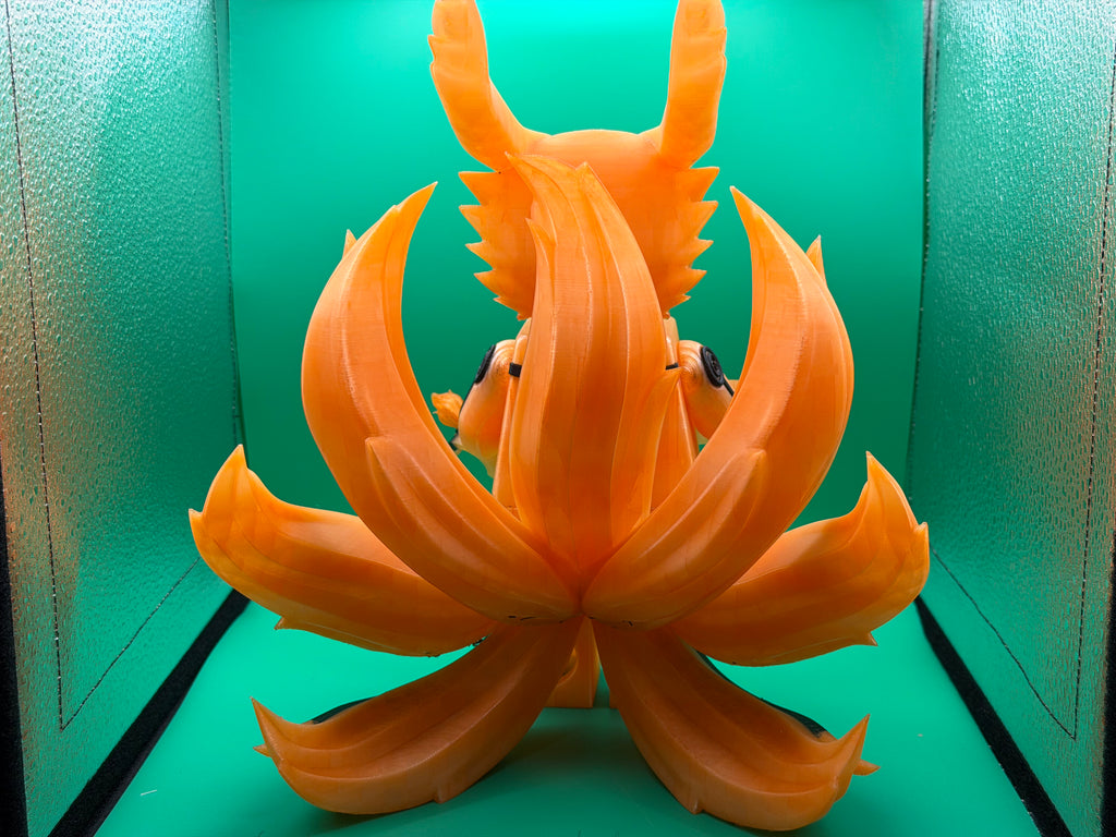 3D‑Printed Kurama Big Brick – Custom Nine‑Tails Collectible