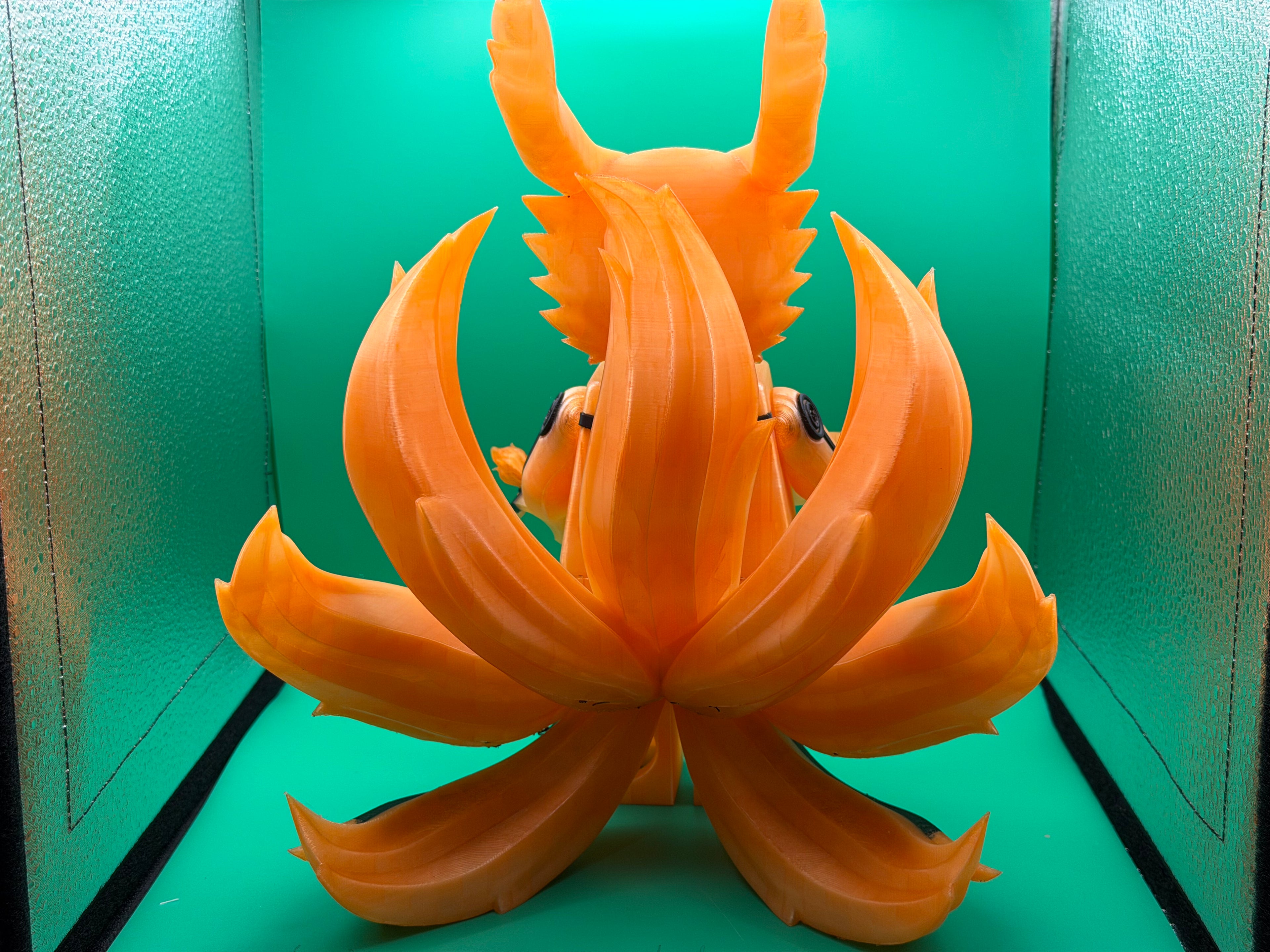 3D‑Printed Kurama Big Brick – Custom Nine‑Tails Collectible