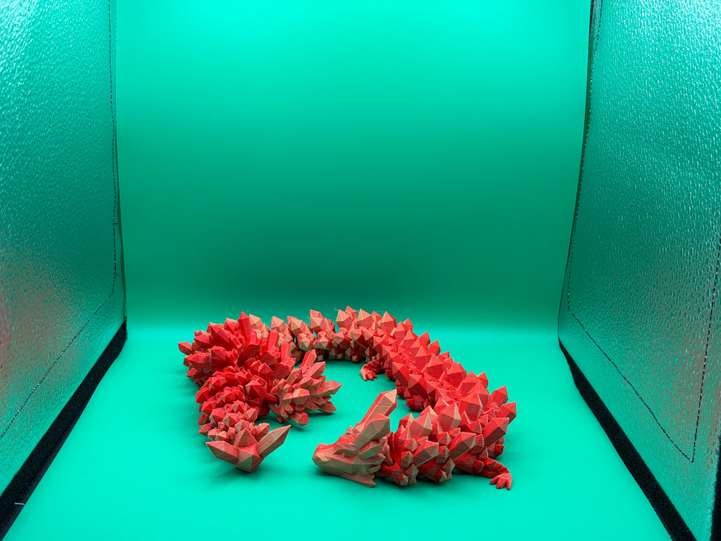Articulated Fantasy Dragon – 3D Printed Flexible Random Dragon Model Collectible Display Piece 🐉✨