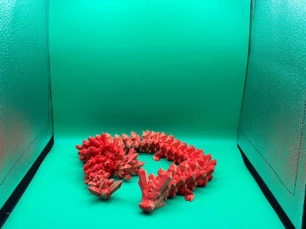 Articulated Fantasy Dragon – 3D Printed Flexible Random Dragon Model Collectible Display Piece 🐉✨
