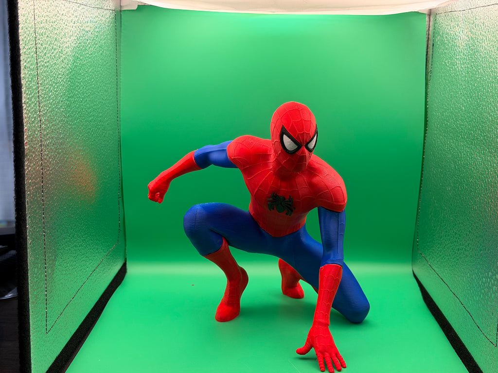 3D Printed Spider-Man Figure – Web-Slinging Superhero Collectible, Comic-Inspired Desk Display, Unique Gift for Fans