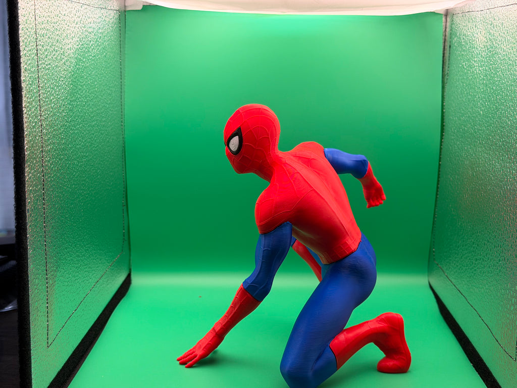 3D Printed Spider-Man Figure – Web-Slinging Superhero Collectible, Comic-Inspired Desk Display, Unique Gift for Fans