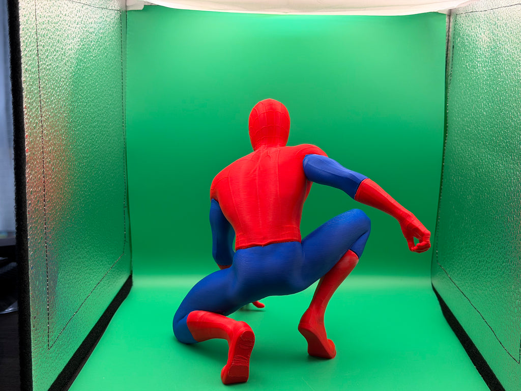 3D Printed Spider-Man Figure – Web-Slinging Superhero Collectible, Comic-Inspired Desk Display, Unique Gift for Fans