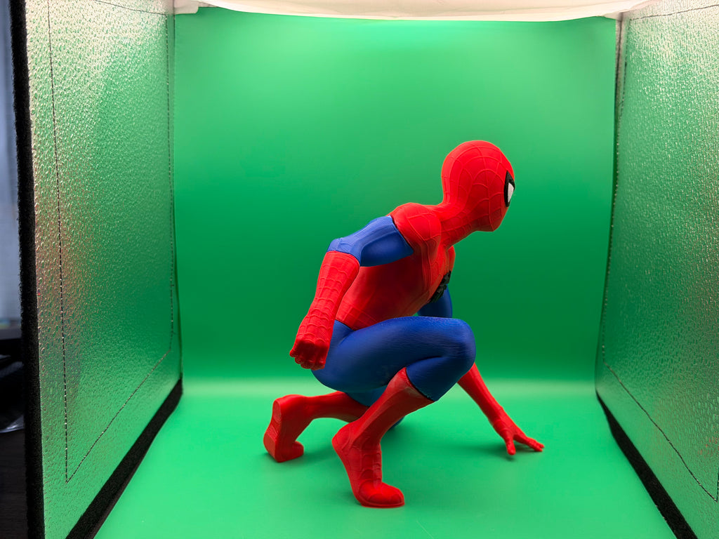 3D Printed Spider-Man Figure – Web-Slinging Superhero Collectible, Comic-Inspired Desk Display, Unique Gift for Fans