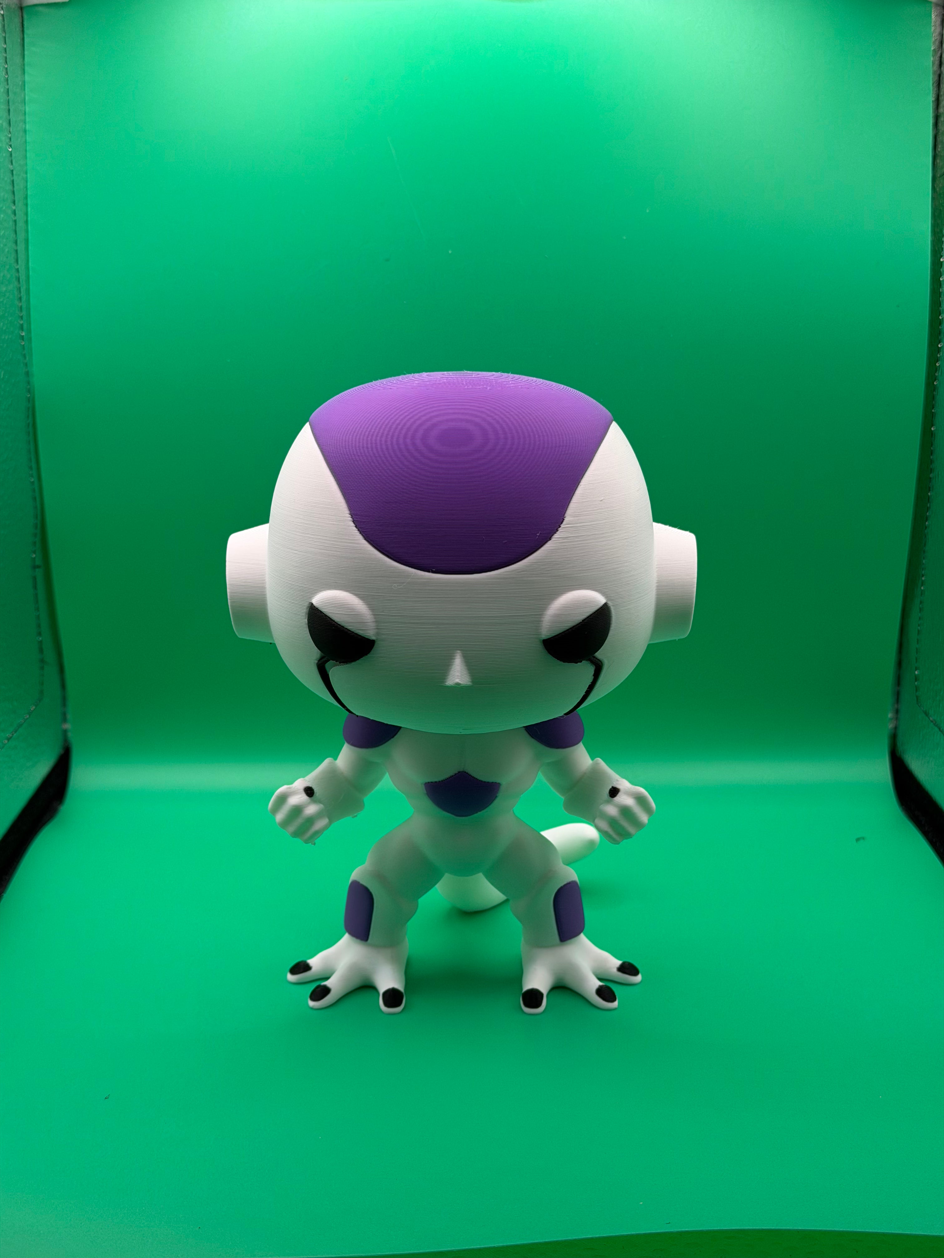 3D Printed Frieza Figure – Galactic Anime Villain Collectible, Dragon Ball–Inspired Desk Display, Unique Gift for Fans