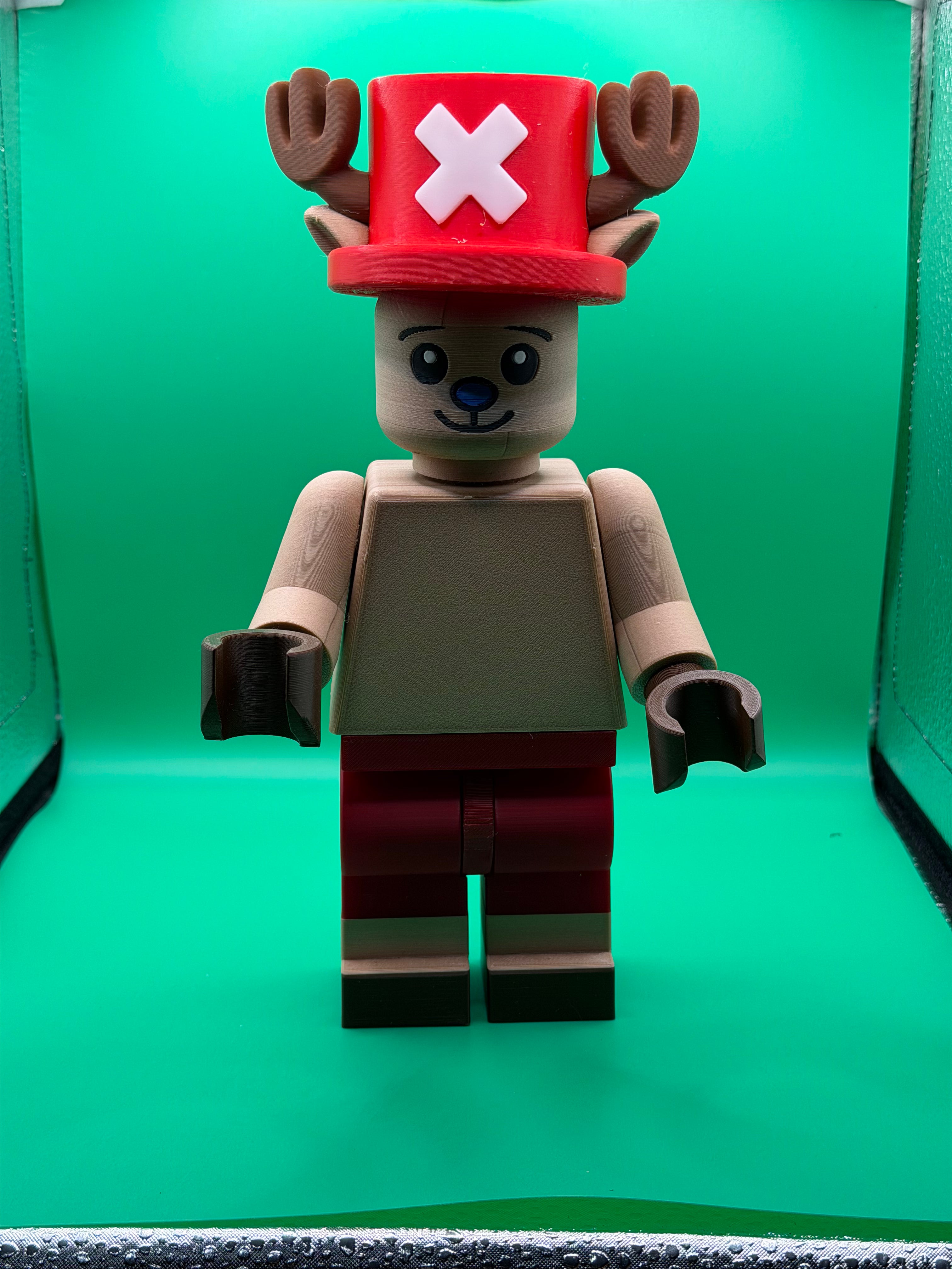 Big Brick Tony Tony Chopper Figure – Cute Anime Reindeer Doctor Collectible Display Piece 🦌🩺