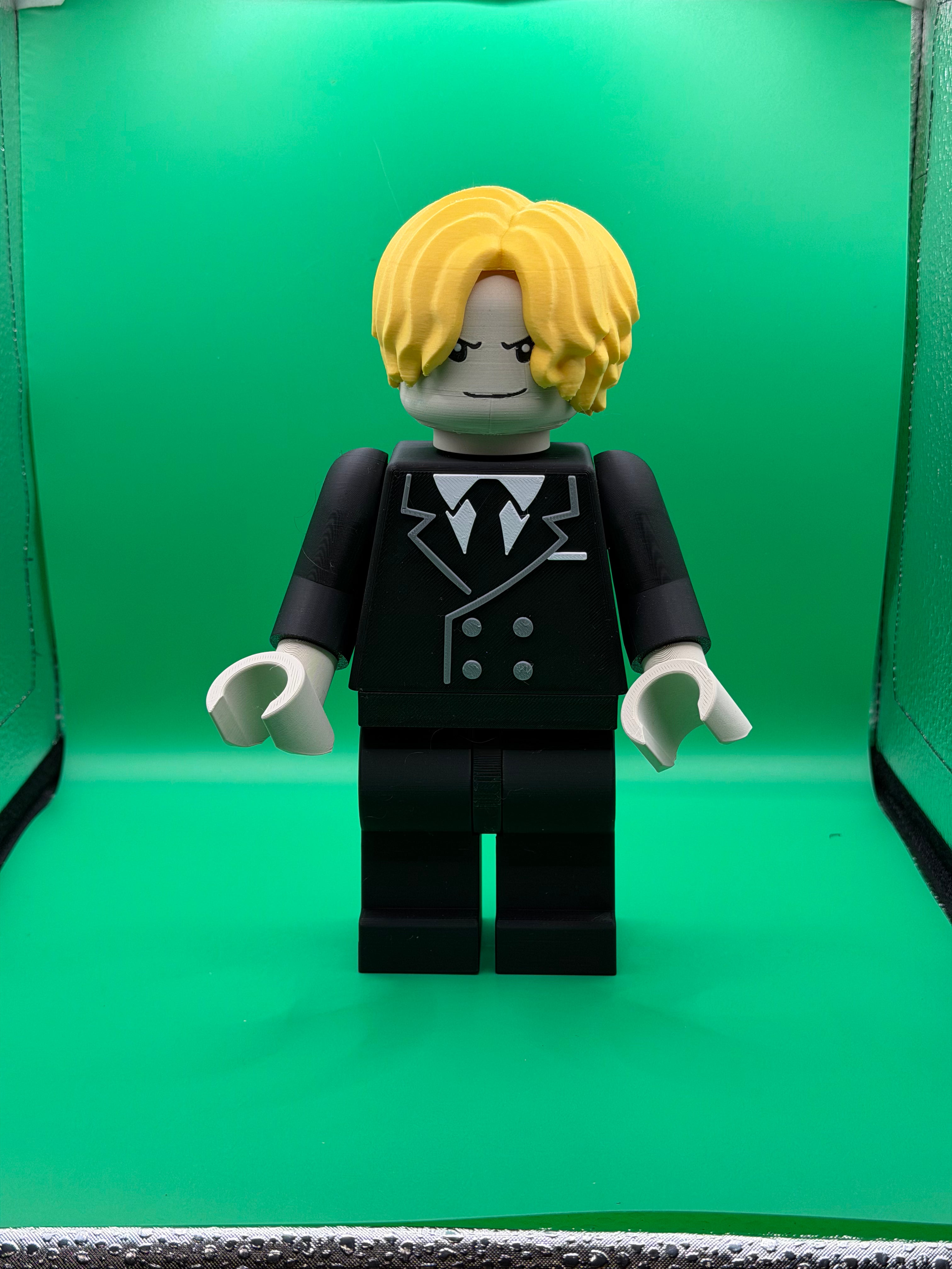 Big Brick Sanji Figure – Anime Pirate Chef Collectible Display Piece 🍳🔥
